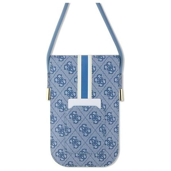 Guess bag for phone GUOWBP4RPSB blue Wallet 4G Stripes 3666339132224