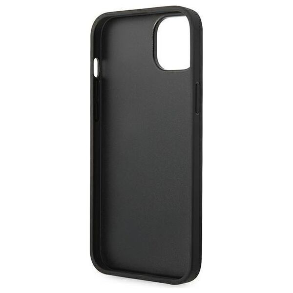 Karl Lagerfeld case for iPhone 14 Plus 6,7&quot; KLHCP14MGFKPG silver HC Glitter Flakes Ikonik 3666339077402