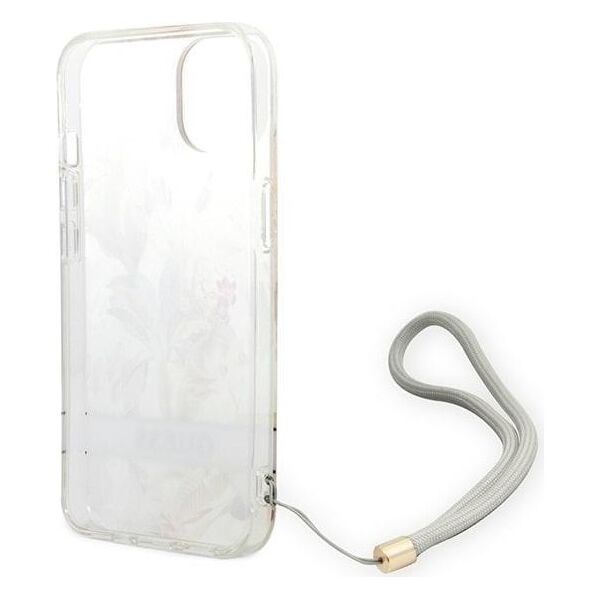 Guess case for iPhone 14 Plus 6,7&quot; GUOHCP14MHFLSU purple HC PC/TPU Flower Cord 3666339093921