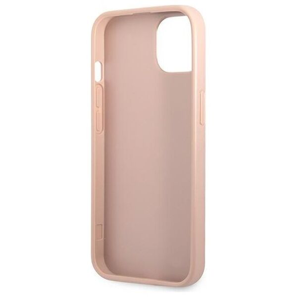 Guess case for iPhone 14 Pro 6,1&quot; GUHCP14LPSATLP pink HC Saffiano PU Triangle 3666339065508