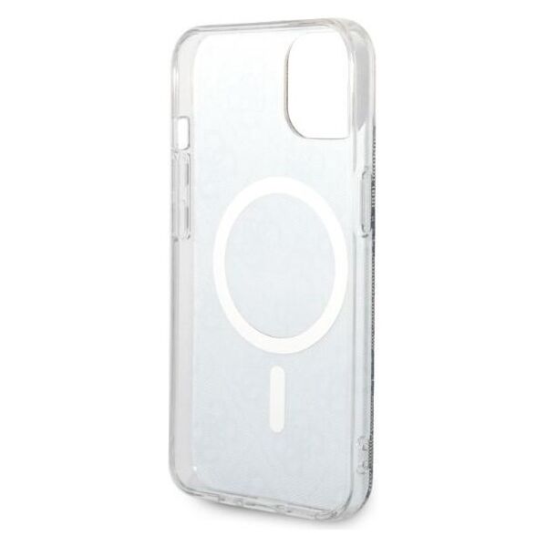Guess set Case + Charger for iPhone 14 Pro 6,1&quot; GUBPP14LH4EACSB blue BP Magsafe Case + Charger 4G 3666339102982