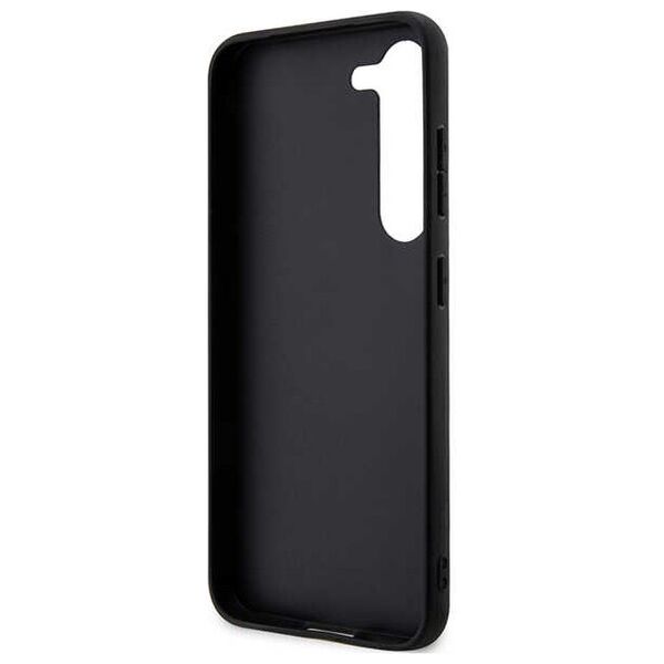 Karl Lagefeld case for Samsung Galaxy S23 Plus KLHCS23MSAKLHPK black HC Saffiano Mono Logoplate 3666339117924