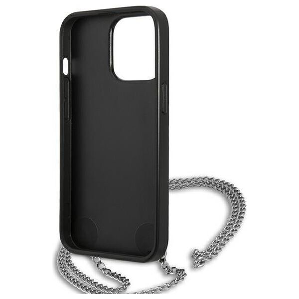 Karl Lagerfeld case for iPhone 13 Pro KLHCP13LPMK black hard case Chain Logo 3666339049942