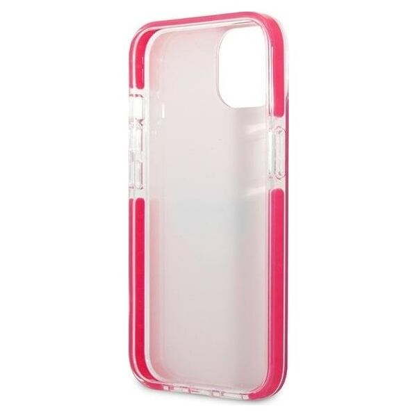 Karl Lagerfeld case for iPhone 13 Pro Max KLHCP13XTPECPI fuchsia hard case Iconic Choupette Head 3666339048556