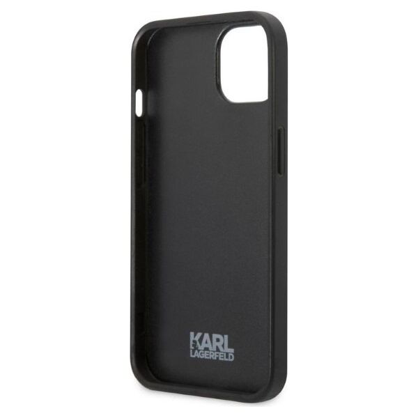 Karl Lagerfeld case for iPhone 13 Mini KLHCP13SPMNIKPI red hard case Monogram Iconic Karl 3666339049409