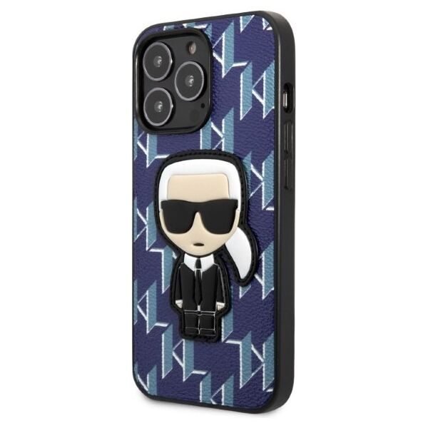 Karl Lagerfeld case for iPhone 13 Pro Max KLHCP13XPMNIKBL blue hard case Monogram Iconic Karl 3666339049515