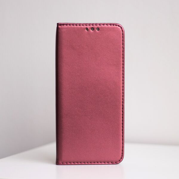 Smart Magnetic case for iPhone 14 Plus 6,7&quot; burgundy 5907457706330