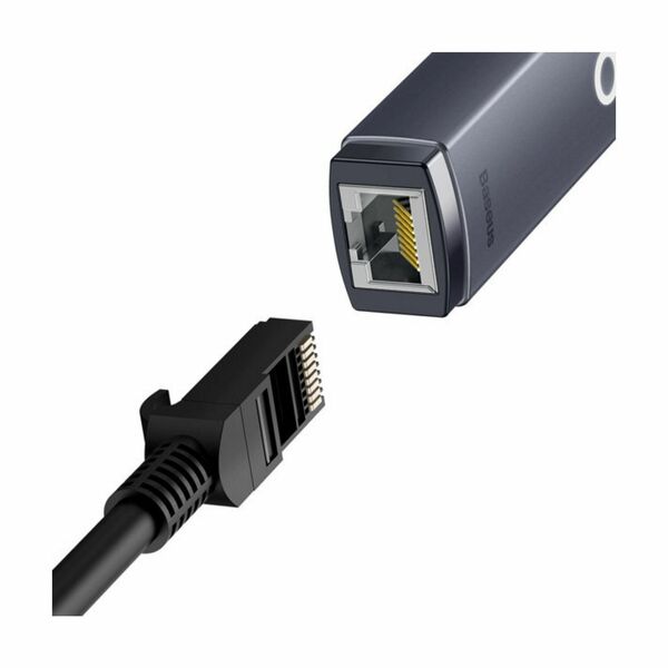 Network adapter Baseus Lite, Type-C to RJ45, 100Mbps, Gray - 40391 έως 12 άτοκες Δόσεις