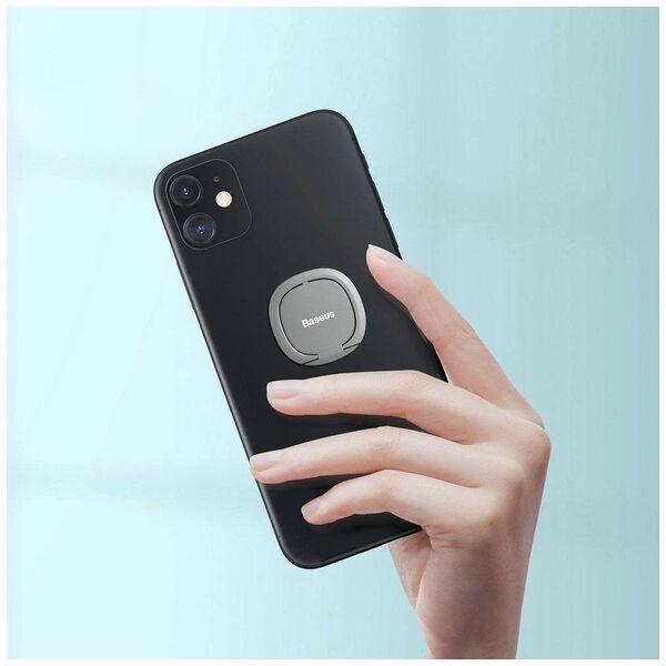 Universal phone holder Baseus Invisible, Ring, Silver - 17791 έως 12 άτοκες Δόσεις