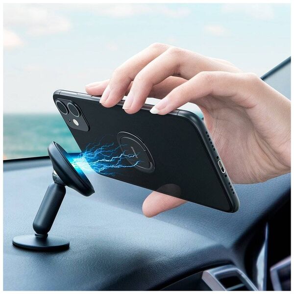 Universal phone holder Baseus Invisible, Ring, Silver - 17791 έως 12 άτοκες Δόσεις