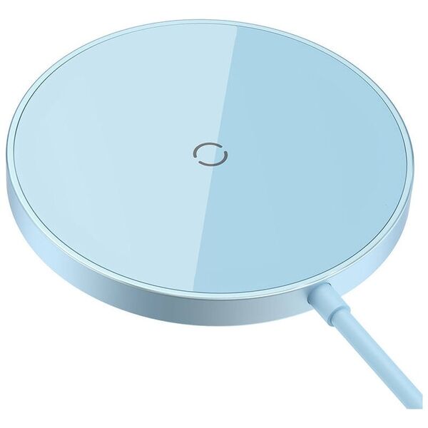 Wireless Charger Baseus Simple Mini 3, Qi, 15W, Blue - 40382 έως 12 άτοκες Δόσεις