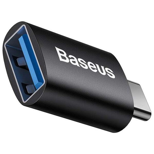 Аdapter Baseus Ingenuity, USB F to Type-C, OTG, Black - 40395 έως 12 άτοκες Δόσεις