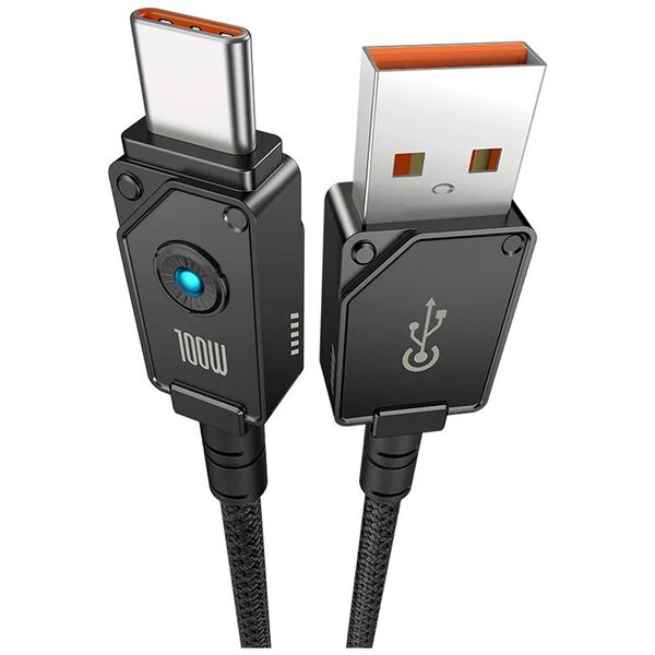 Data cable Baseus Unbreakable, Type-C, 100W, 1.0m, Black - 40426 έως 12 άτοκες Δόσεις