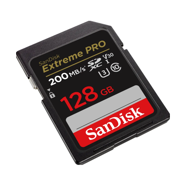 SanDisk memory card 128GB Extreme Pro SDXC C10 V30 UHS-I U3 6196591886340