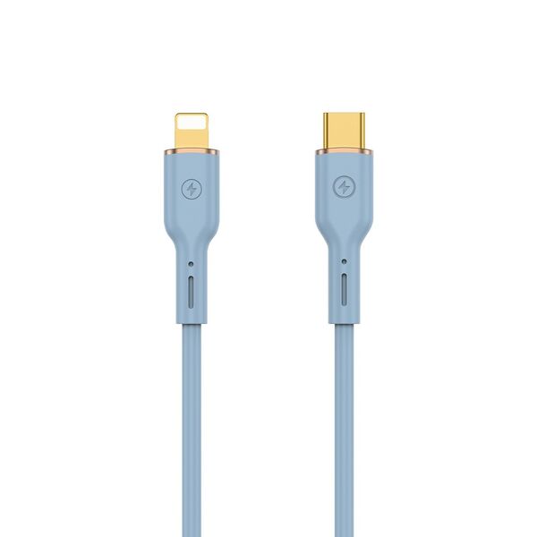 WIWU cable YQ01 USB-C - Lightning 30W 1,2m blue 6976195096460