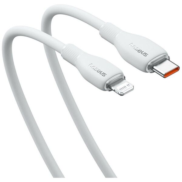 Data cable Baseus Pudding, Type-C - Lightning, 20W, 2.0m, White - 40434 έως 12 άτοκες Δόσεις