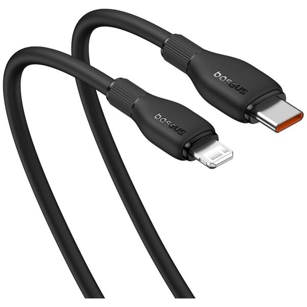 Data cable Baseus Pudding, Type-C - Lightning, 20W, 2.0m, Black - 40435 έως 12 άτοκες Δόσεις