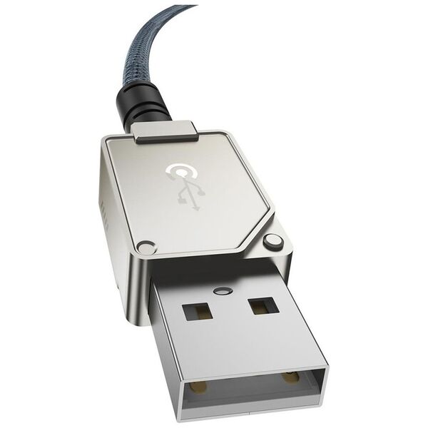 Data cable Baseus Unbreakable, Lightning, 1.0m, Black - 40436 έως 12 άτοκες Δόσεις