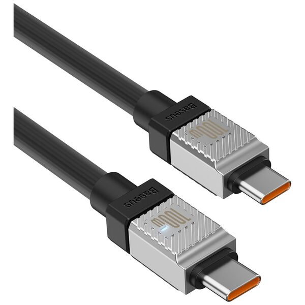 Data cable Baseus CoolPlay, Type-C - Type-C, 100W, PD, 1.0m, Black - 40441 έως 12 άτοκες Δόσεις