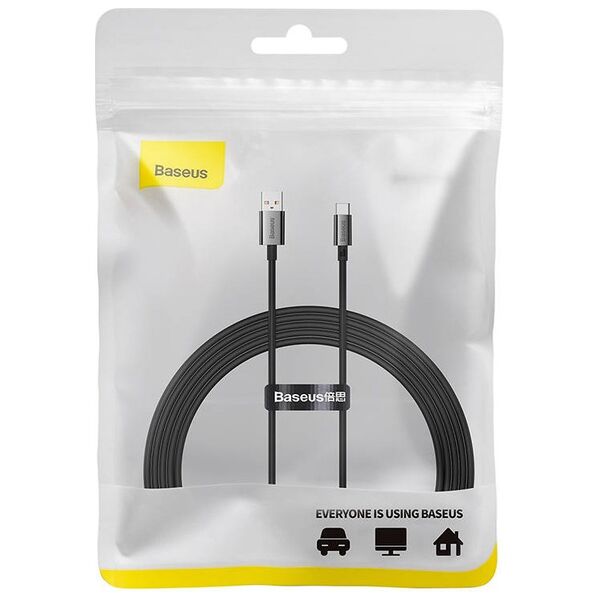 Data cable Baseus Superior, Type-C, 100W, 2.0m, Black - 40450 έως 12 άτοκες Δόσεις