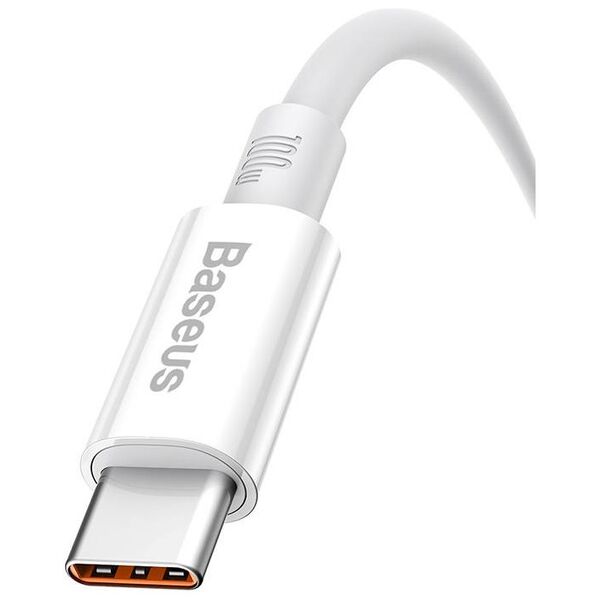 Data cable Baseus Superior, Type-C, 100W, 1.5m, White - 40451 έως 12 άτοκες Δόσεις