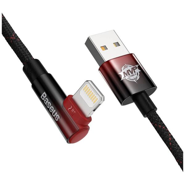 Data cable Baseus MVP 2 Elbow, Lightning, 1.0m, Black - 40461 έως 12 άτοκες Δόσεις