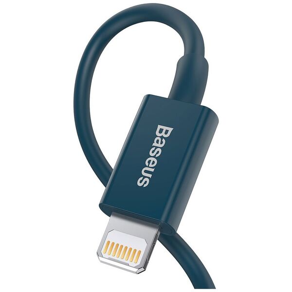 Data cable Baseus Superior, Lightning, 1.0m, Blue - 40469 έως 12 άτοκες Δόσεις