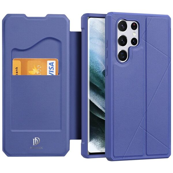 DUX DUCIS Skin X Holster Cover for Samsung Galaxy S22 Ultra blue