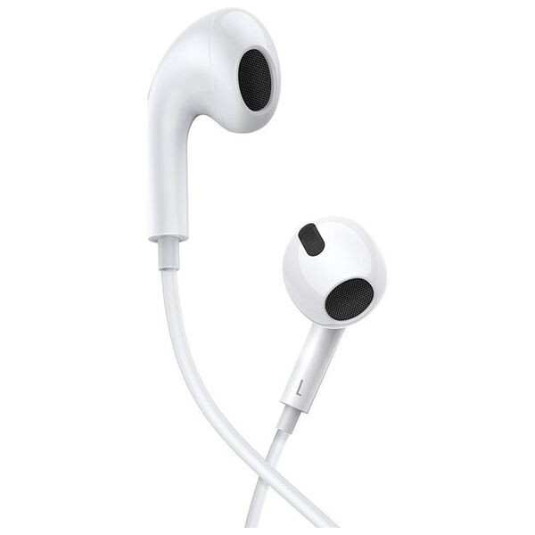 Mobile earphones Baseus Encok H17, Microphone, White - 20762 έως 12 άτοκες Δόσεις