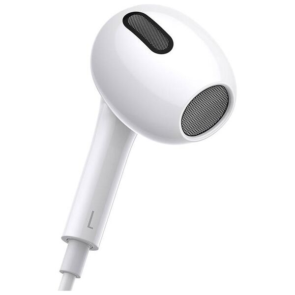 Earphones Baseus Encok C17, Type-C, Microphone, White - 20766 έως 12 άτοκες Δόσεις