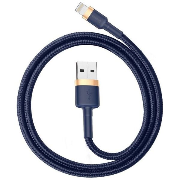 Data cable Baseus Cafule, Lightning, 1.0m, Blue - 40477 έως 12 άτοκες Δόσεις