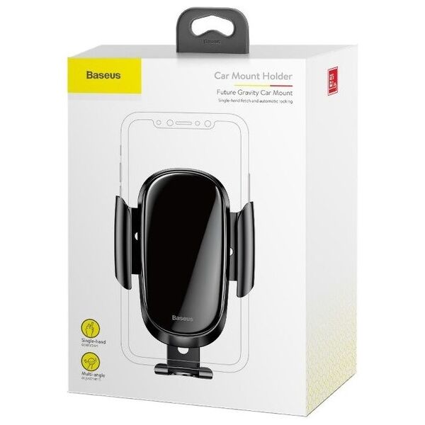Universal phone holder Baseus Future Gravity, Black - 17823 έως 12 άτοκες Δόσεις