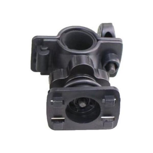 Holder with a 360 head for the handlebar for the pannier bag of the bicycle holder for the phone black