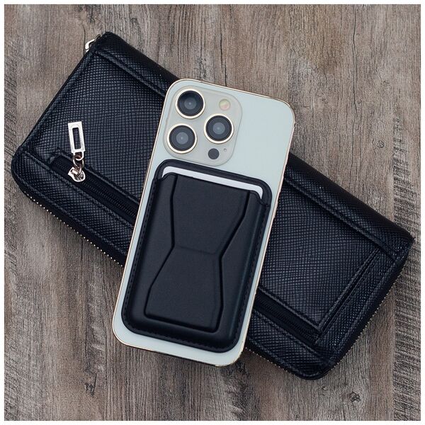 Card holder with stand black 5900495074942