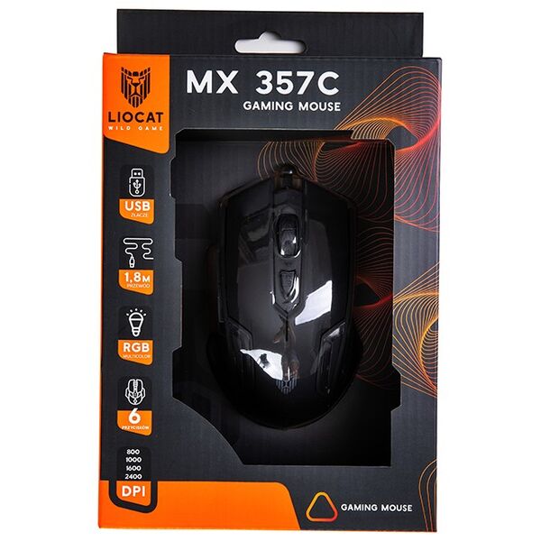 Liocat gaiming mouse MX 357C black 5907691901010