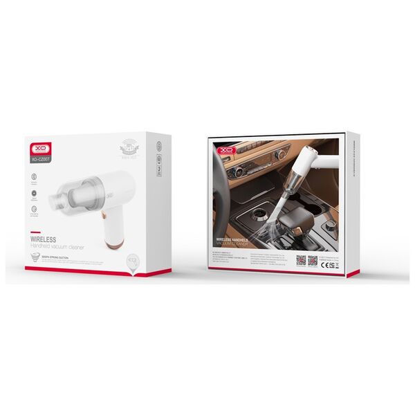 XO car vacum cleaner CZ007 white wireless 6920680832712