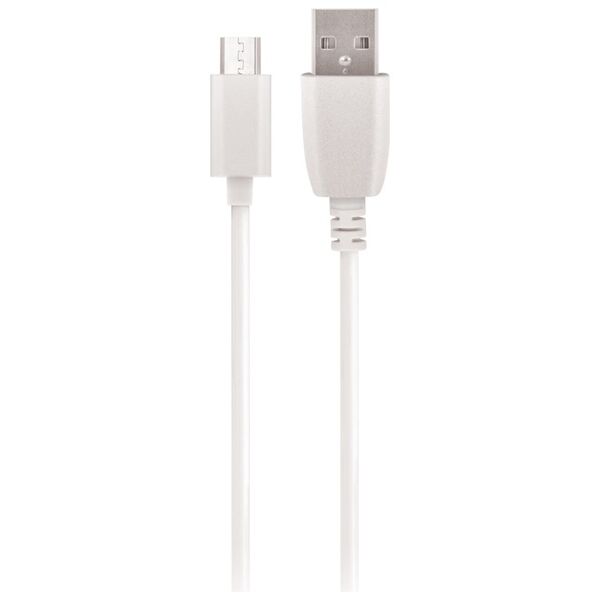 Maxlife MXTC-01 charger 1x USB 2.1A white + microUSB cable 5900495761668