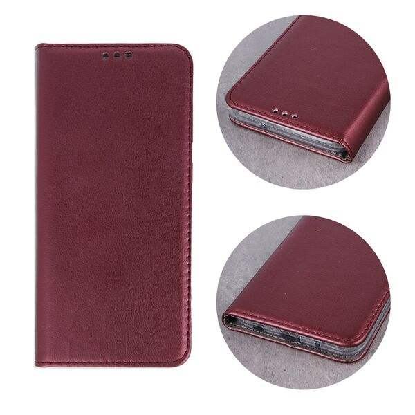 Smart Magnetic case for Samsung Galaxy M33 5G burgundy 5907457700277