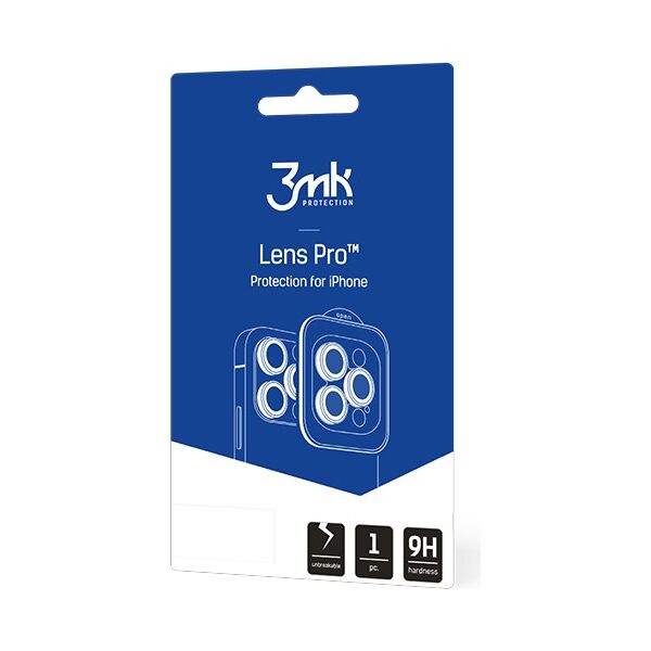 3mk hybrid glass Lens Protection Pro for camera for iPhone 15 Plus 6,7&quot; yellow 5903108529877