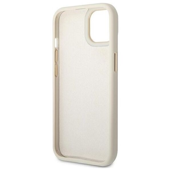 Guess case for iPhone 14 Plus 6,7&quot; GUHCP14MHGCRHS silver hardcase Croco Collection 3666339083090