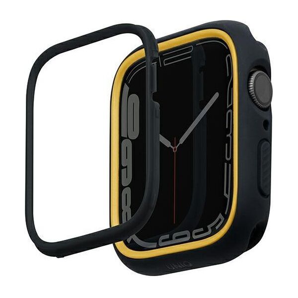 Uniq Moduo case for Apple Watch 4/5/6/7/8/9/SE/SE2 40/41mm black-mustard/midnight-mustard