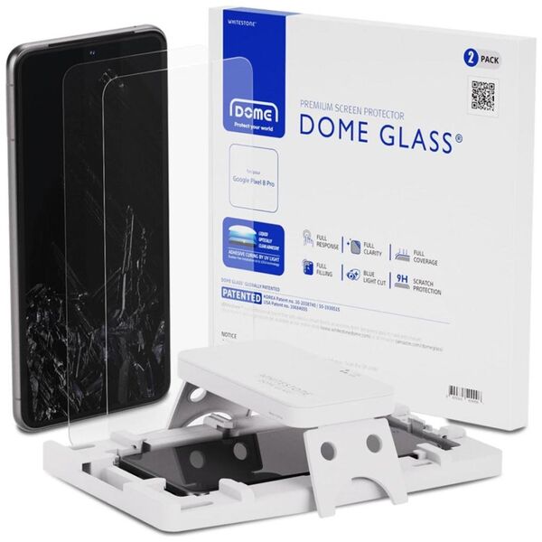 Whitestone Dome Glass tempered glass for Google Pixel 8 Pro - 2 pcs.