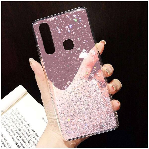 Case IPHONE 13 Sequins Glue Glitter Case pink 5904161117414
