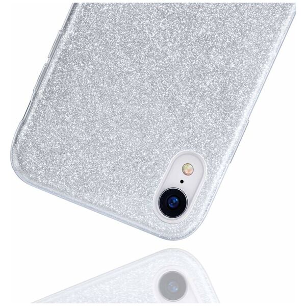 Case MOTOROLA MOTO E7 POWER Glitter silver 5904161119494