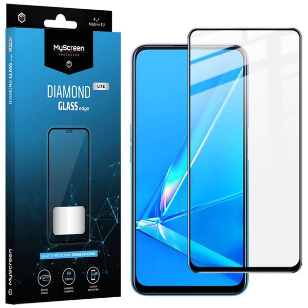 Tempered Glass 5D VIVO Y33S MyScreen DIAMOND GLASS LITE edge Full Glue black 5904433205412