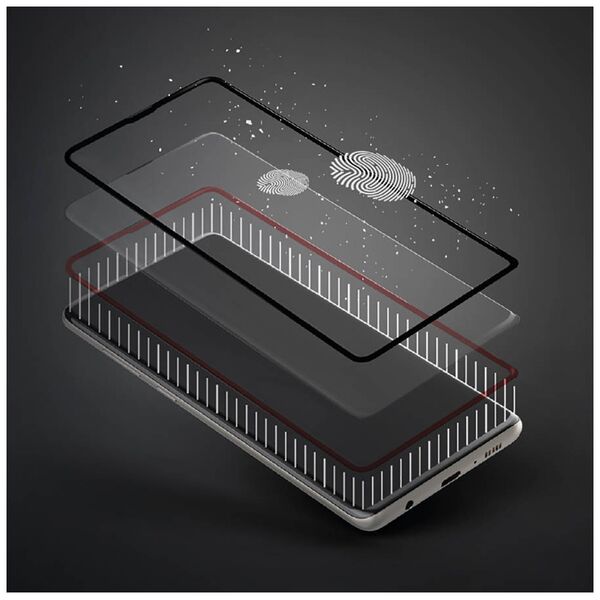 Tempered Glass 5D VIVO Y33S MyScreen DIAMOND GLASS LITE edge Full Glue black 5904433205412