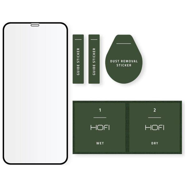 Tempered Glass 5D IPHONE 12 MINI Hofi Full Pro+ black 0795787713969