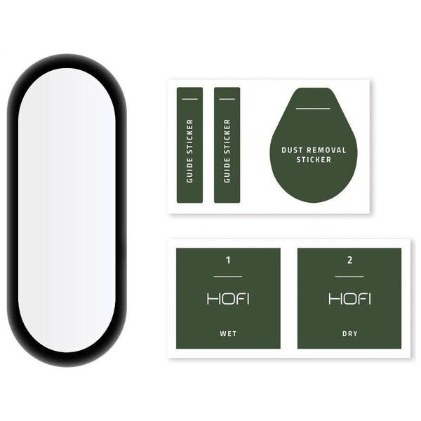 Hybrid Glass XIAOMI MI BAND 6 / 6 NFC HOFI Hybrid Glass black 6216990211843