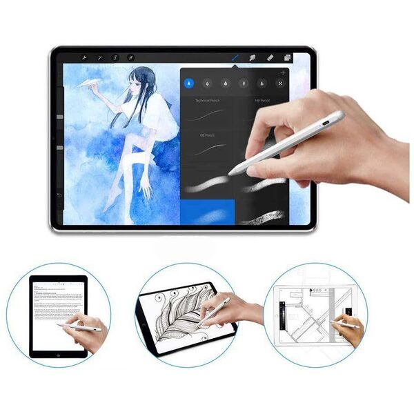 Touch Display Device for iPad Tech-Protect Digital Stylus Pen white 0795787711408