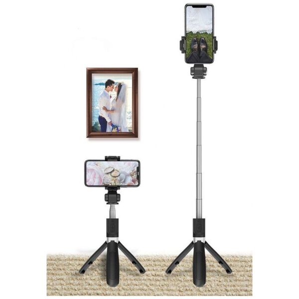 Wireless Selfie Stick Tripod for iOS / Android Tech-Protect L01S black 0795787711484